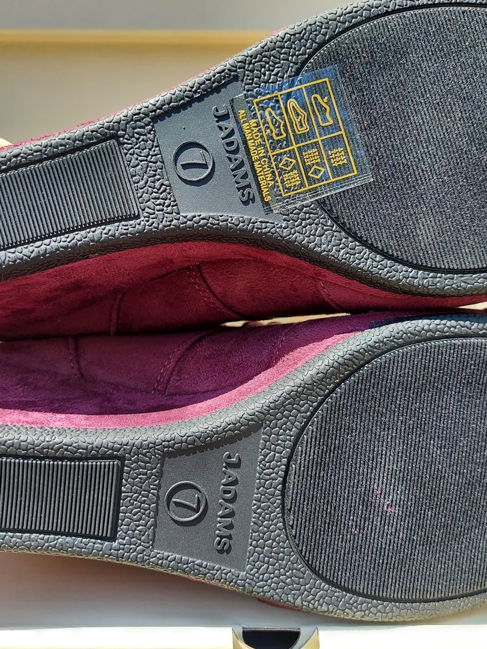 J. Adams Roxy Burgundy Suede Platform Wedges Womens Size 7 NWT Office Minimalist